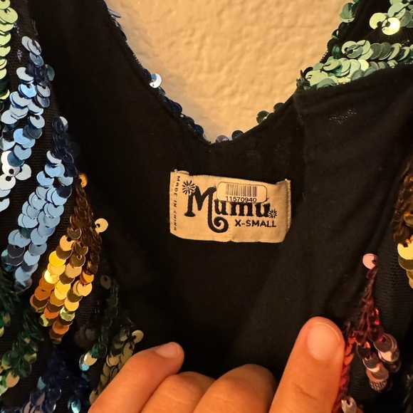 Show Me Your MuMu Multicolor Sequin Mini Dress - Picture 3 of 7